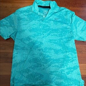 Nike DRI FIT Teal Golf Polo